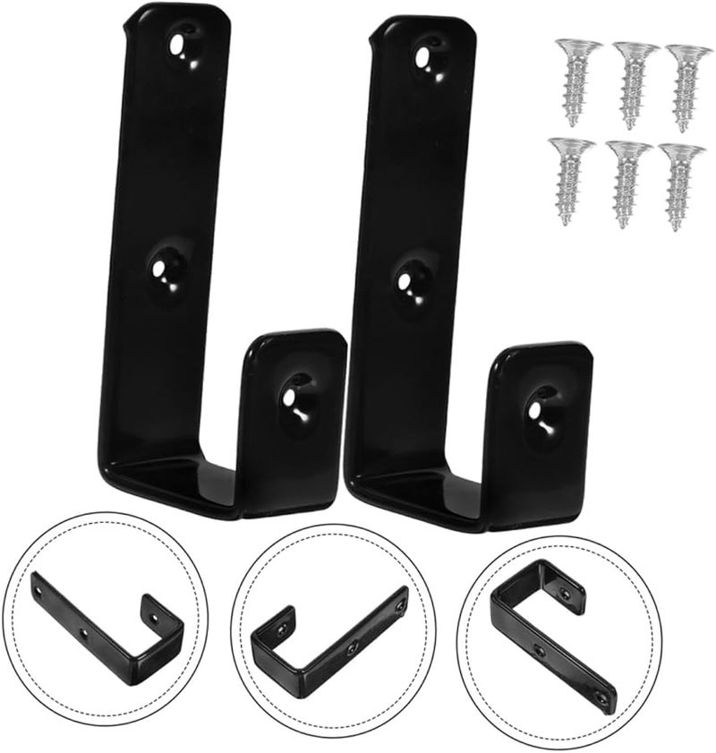 Heavy Duty Bunk Bed Ladder Hook Bracket 6Pcs Set with Screws for Secure Support Easy Installation - Image 5